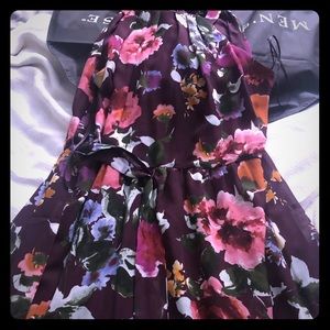 Beautiful purple floral SLNY dress